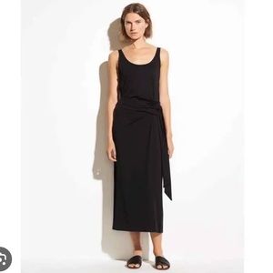 Vince 100% Pima cotton wrap dress